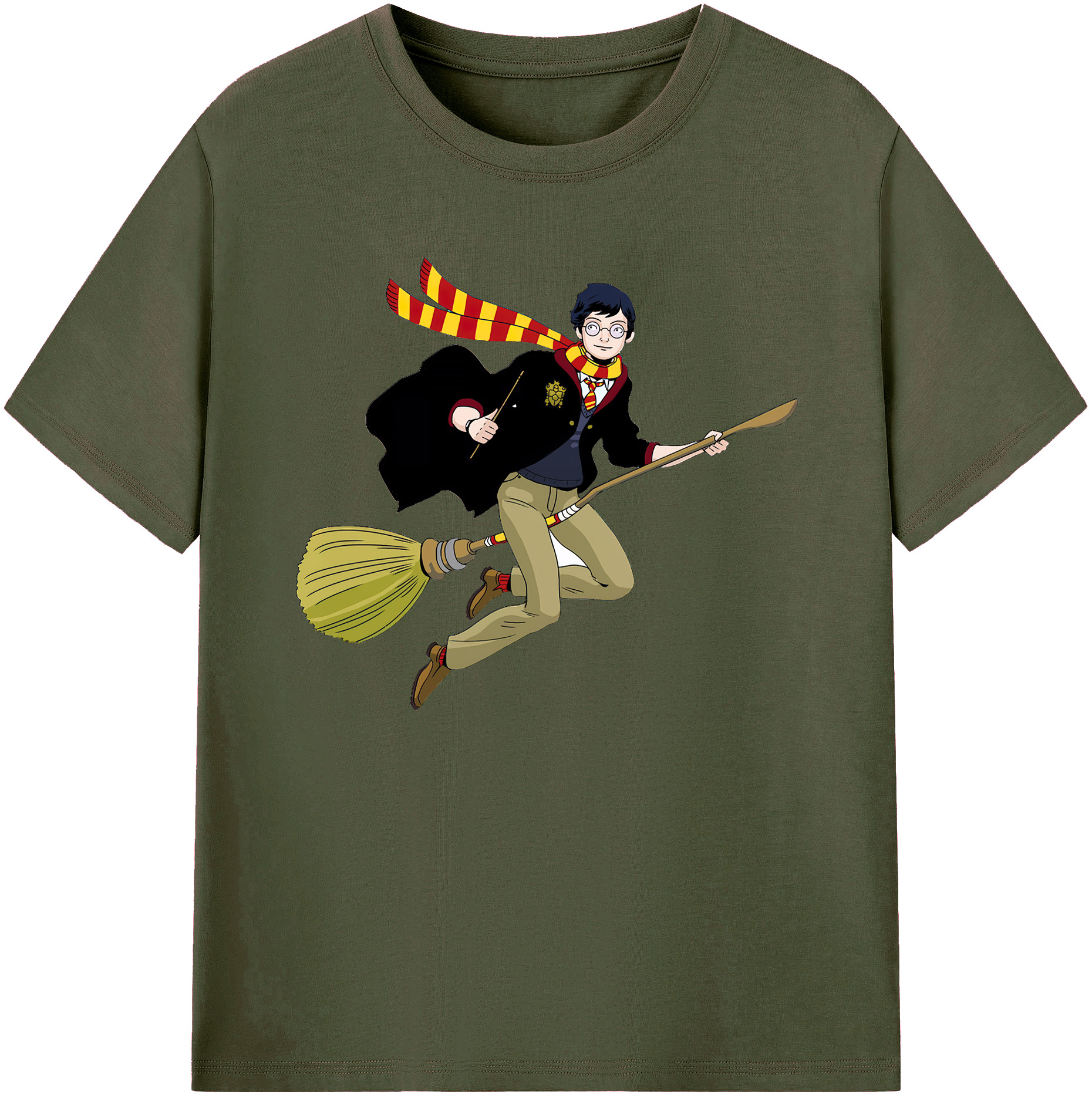 （画像用） Harry Potter ハリー・ポッターシリーズ 綿100％ メンズ半袖Tシャツ｜肌触りやわらか＆通気性